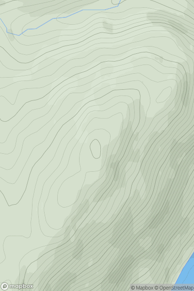 Thumbnail image for Meall na Sroine [Glen Affric to Glen Moriston] showing contour plot for surrounding peak